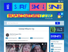 Tablet Screenshot of boardriding.com